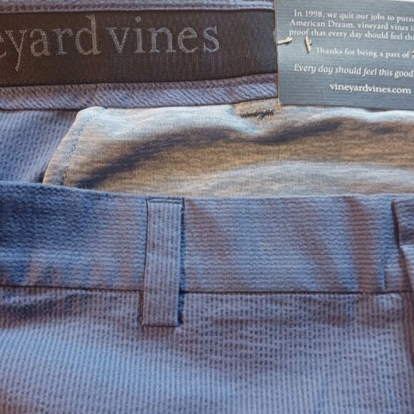 Vineyard Vines ‘On The Go’ Mens Performance Shorts Size 46B Waist Stretch blue - Picture 10 of 12